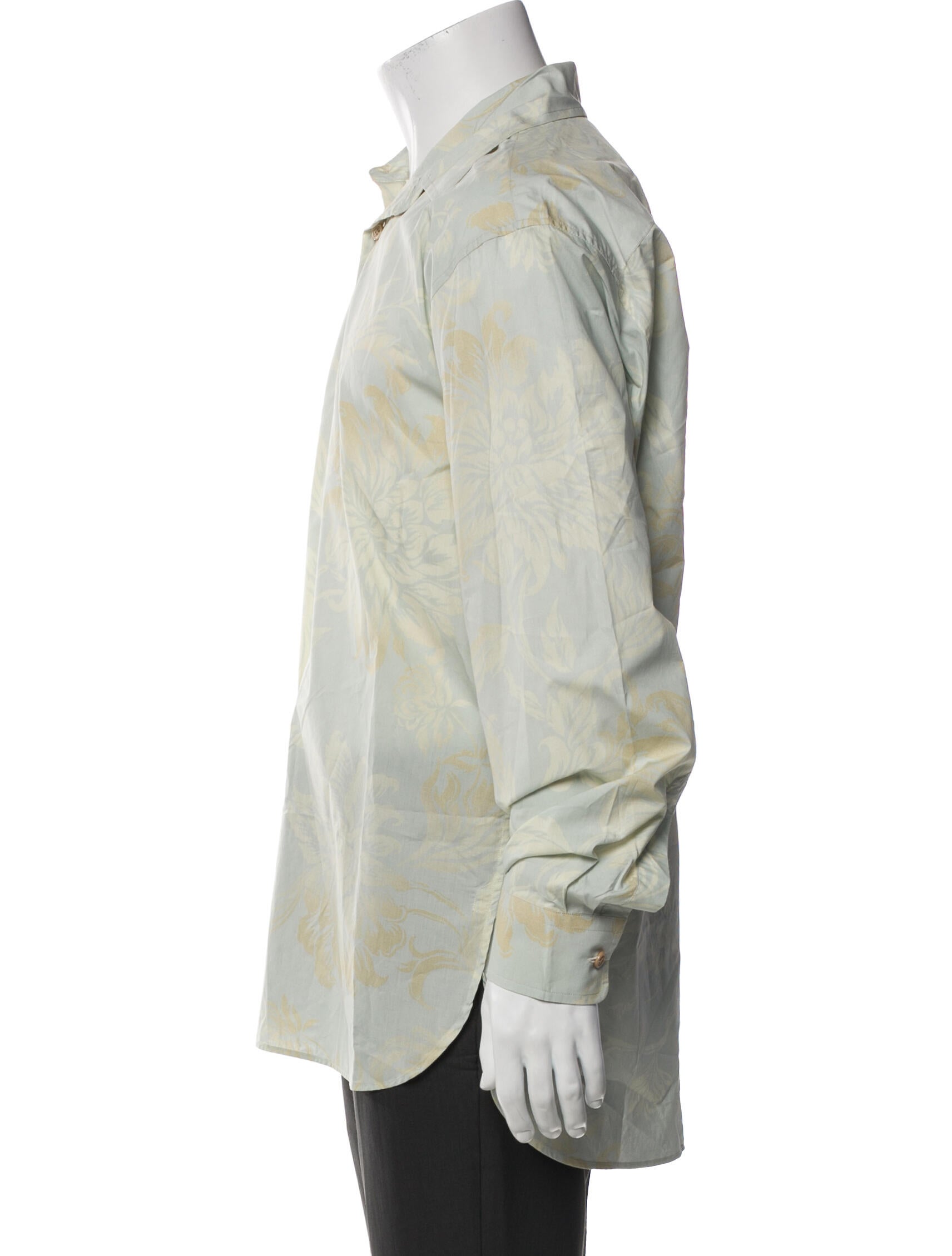 Dries Van Noten Printed Long Sleeve Shirt