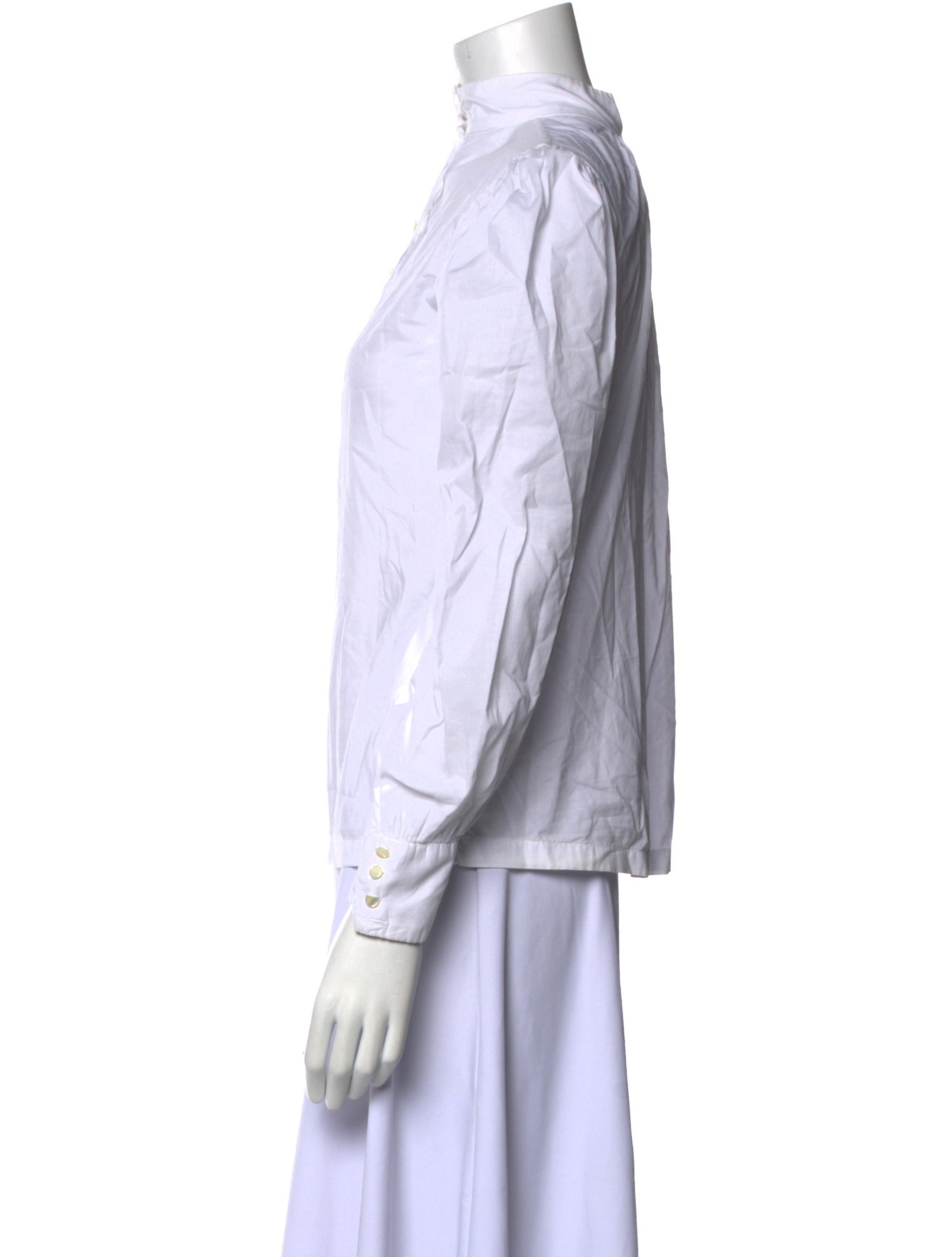 Dries Van Noten Mock Neck Long Sleeve Sweatshirt