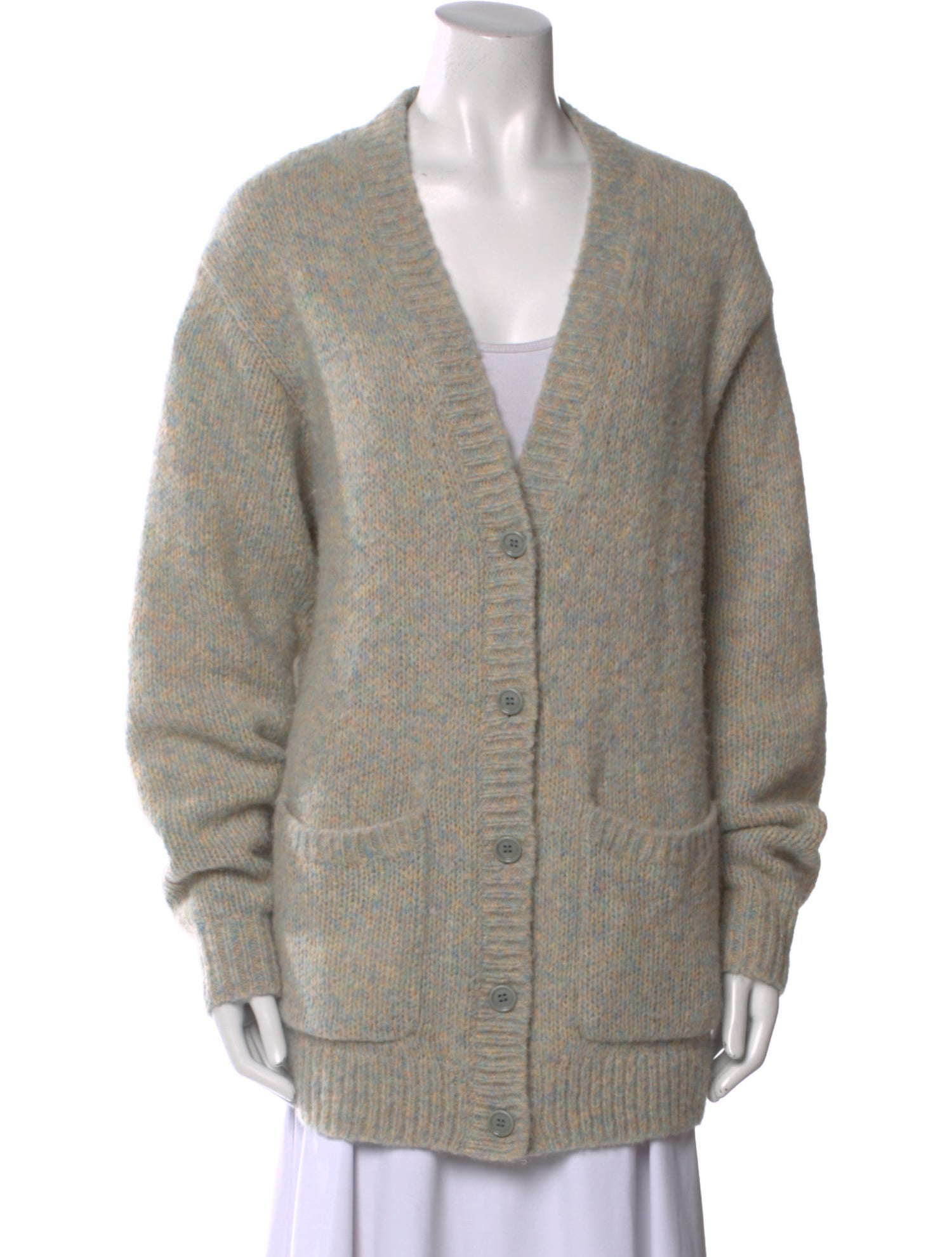 Dries Van Noten Alpaca V-Neck Sweater