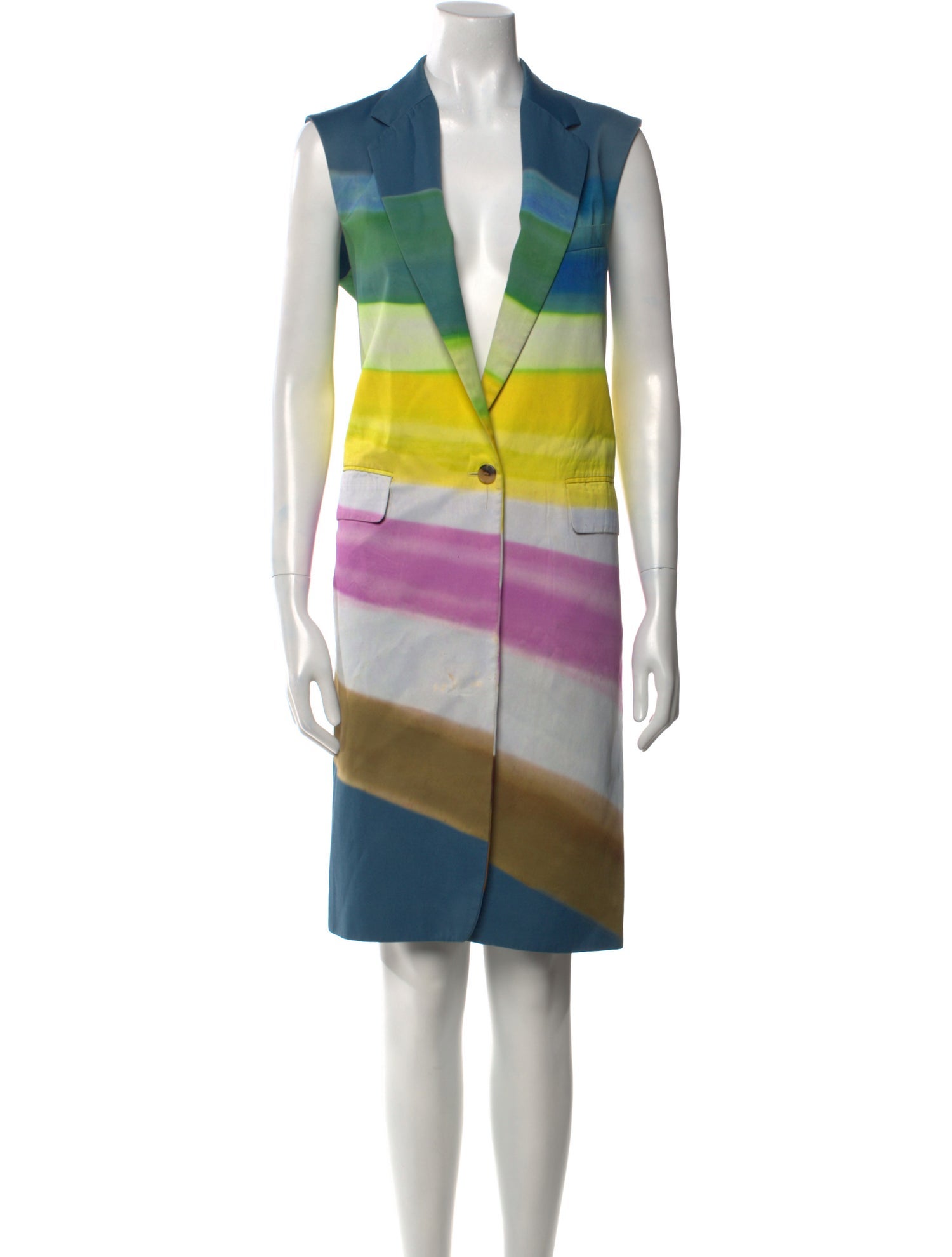 Dries Van Noten Printed Midi Length Dress