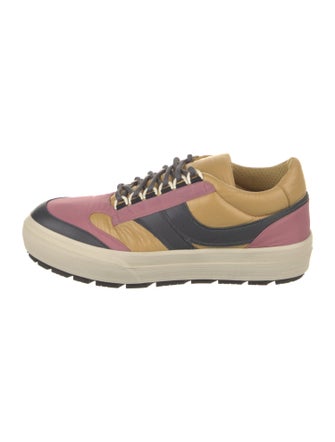 Dries Van Noten Nylon Colorblock Pattern Sneakers w/ Tags