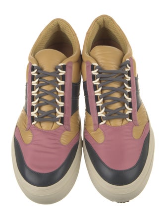 Dries Van Noten Nylon Colorblock Pattern Sneakers w/ Tags