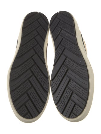 Dries Van Noten Nylon Colorblock Pattern Sneakers w/ Tags