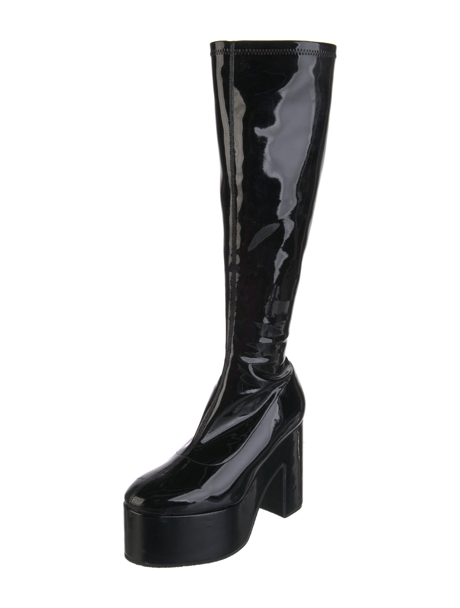 Dries Van Noten Patent Leather Boots