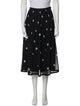 Dries Van Noten Polka Dot Print Midi Length Skirt