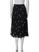 Dries Van Noten Polka Dot Print Midi Length Skirt