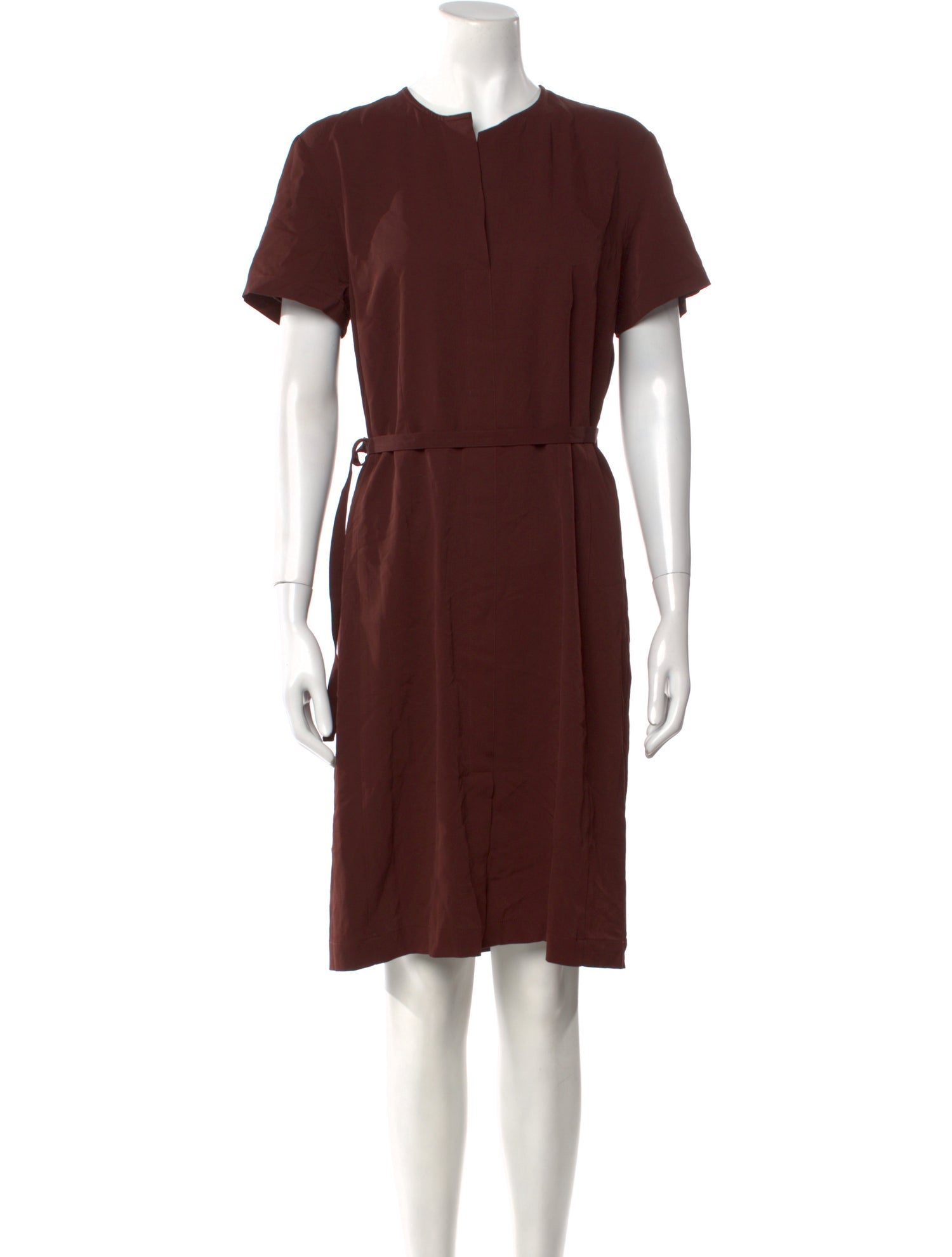 Dries Van Noten Crew Neck Knee-Length Dress