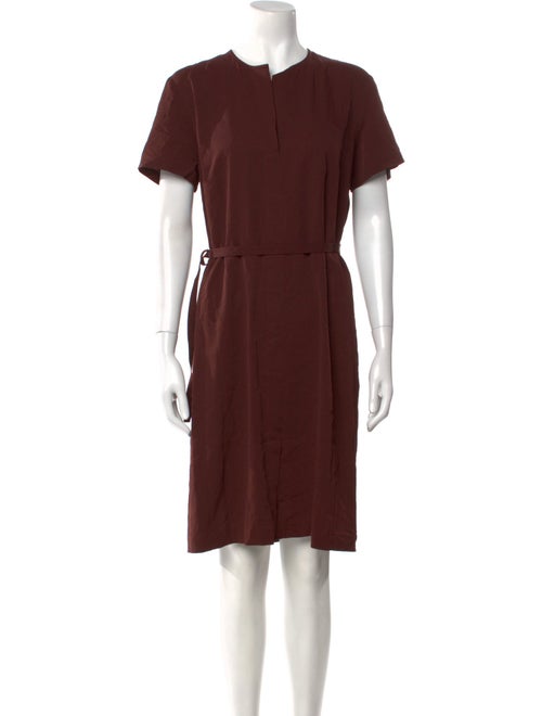 Dries Van Noten Crew Neck Knee-Length Dress