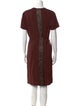 Dries Van Noten Crew Neck Knee-Length Dress