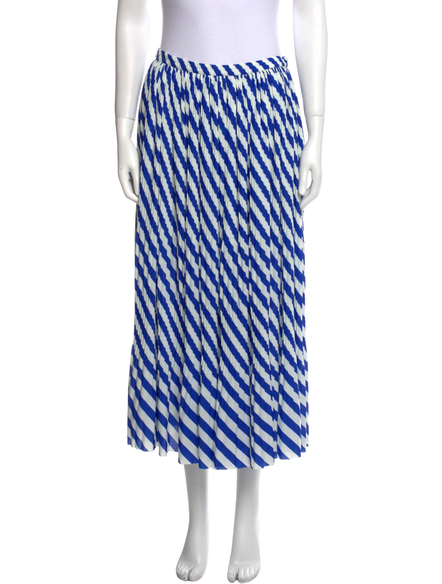 Dries Van Noten Striped Midi Length Skirt