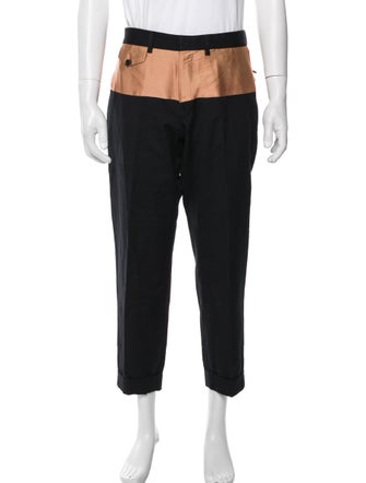 Dries Van Noten Colorblock Pattern Pants