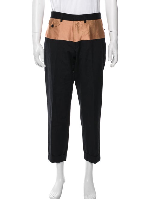 Dries Van Noten Colorblock Pattern Pants