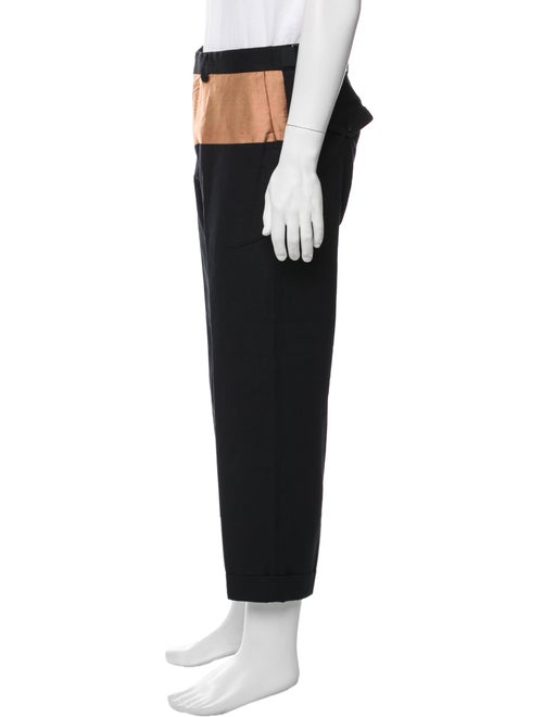 Dries Van Noten Colorblock Pattern Pants