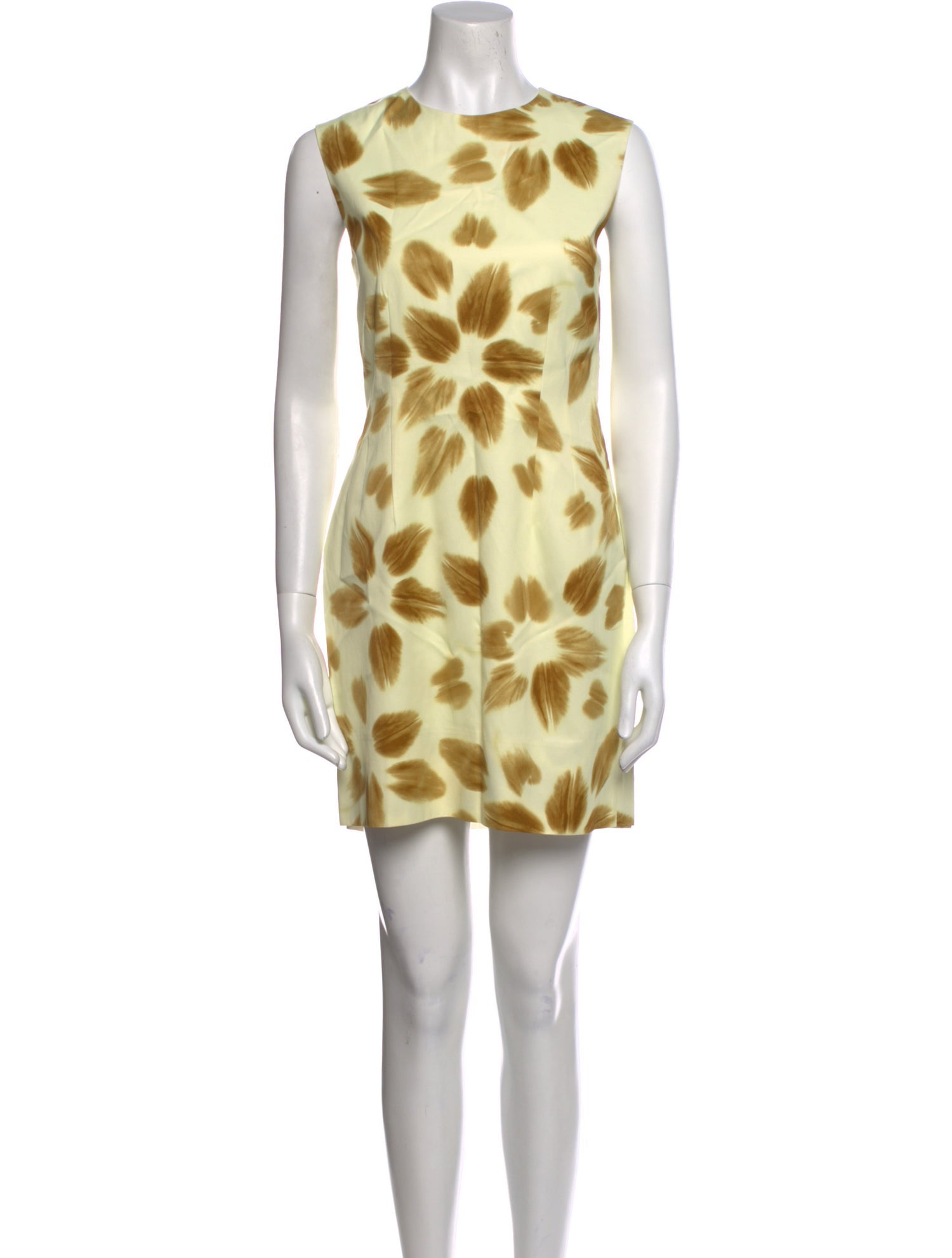 Dries Van Noten Animal Print Mini Dress