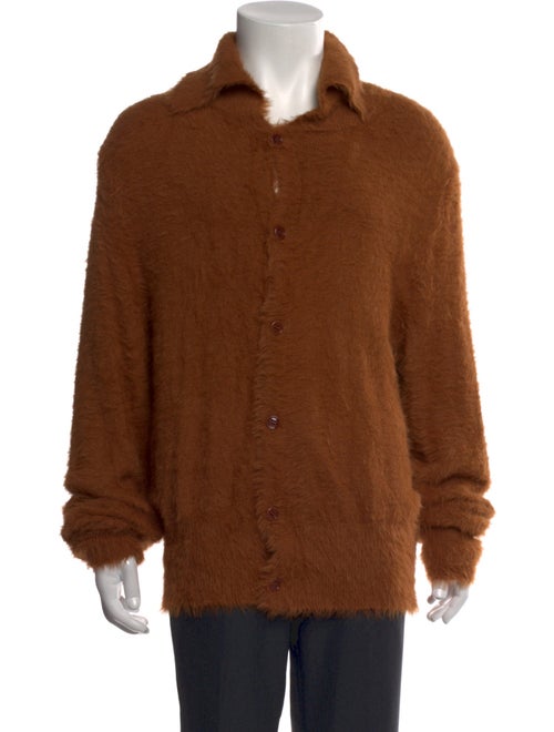 Dries Van Noten Collar Long Sleeve Cardigan