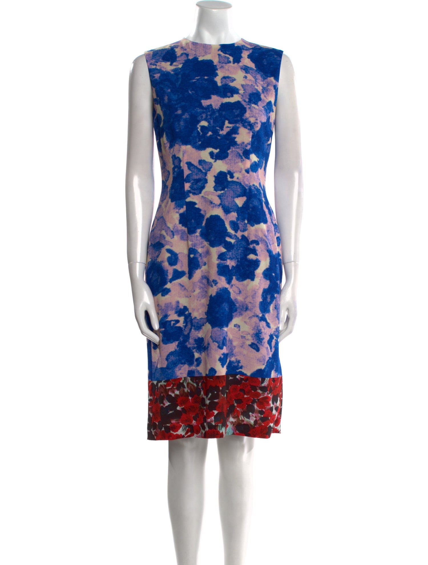 Dries Van Noten Floral Print Knee-Length Dress