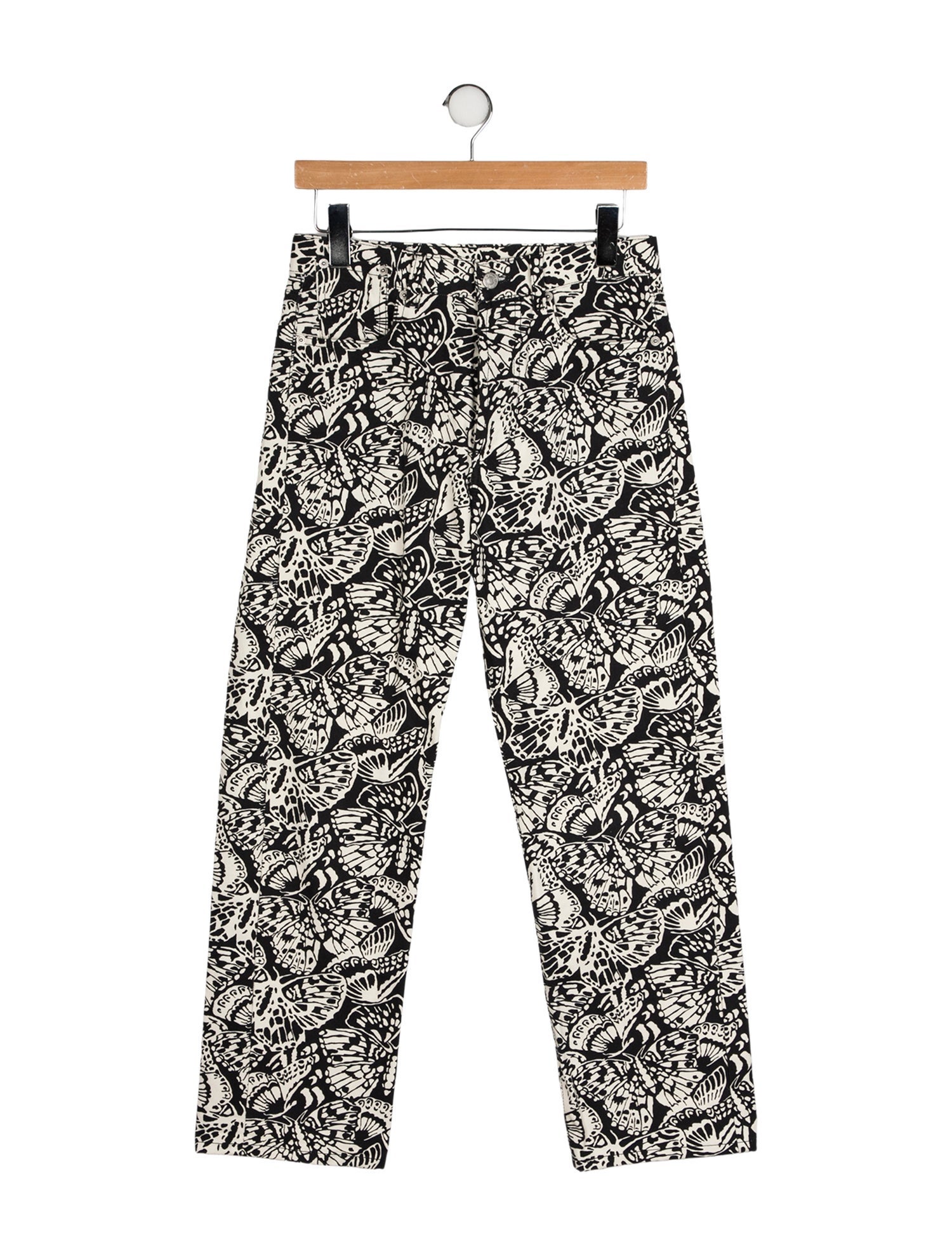 Dries Van Noten Printed Straight Leg Pants