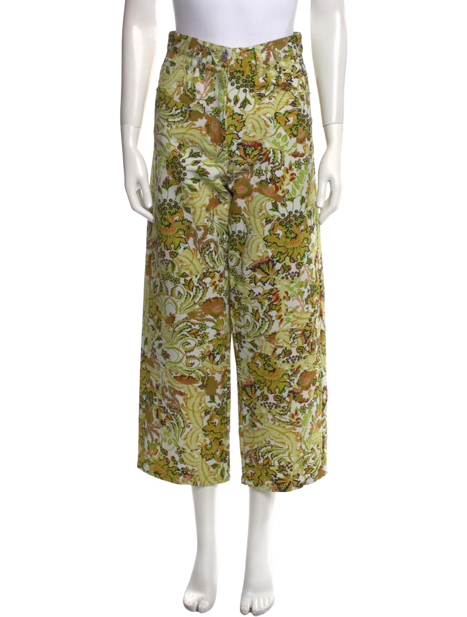 Dries Van Noten Nylon Wide Leg Pants