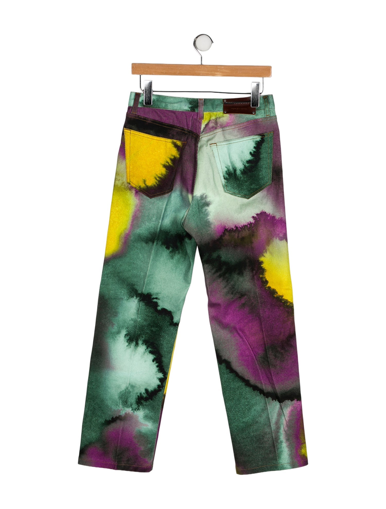 Dries Van Noten Printed Straight Leg Pants