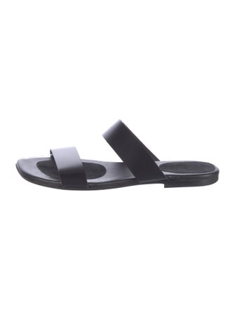 Dries Van Noten Leather Slides