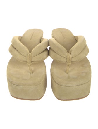 Dries Van Noten Suede Slides