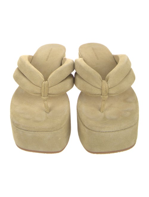 Dries Van Noten Suede Slides