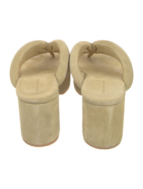 Dries Van Noten Suede Slides