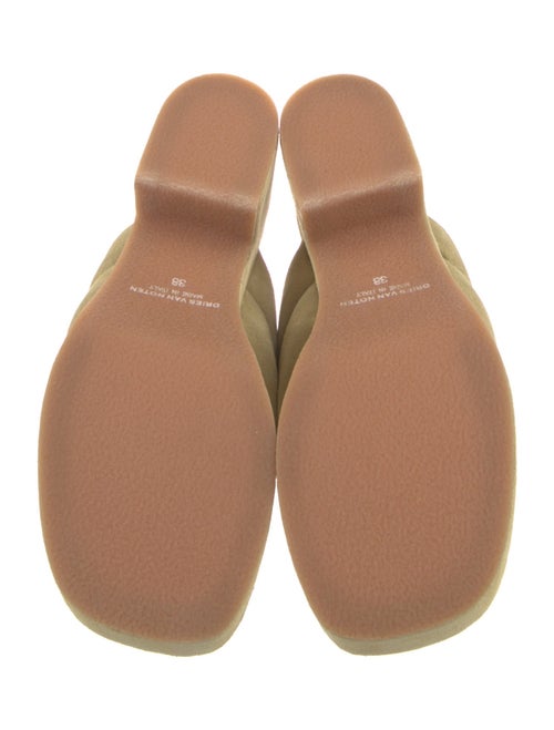 Dries Van Noten Suede Slides