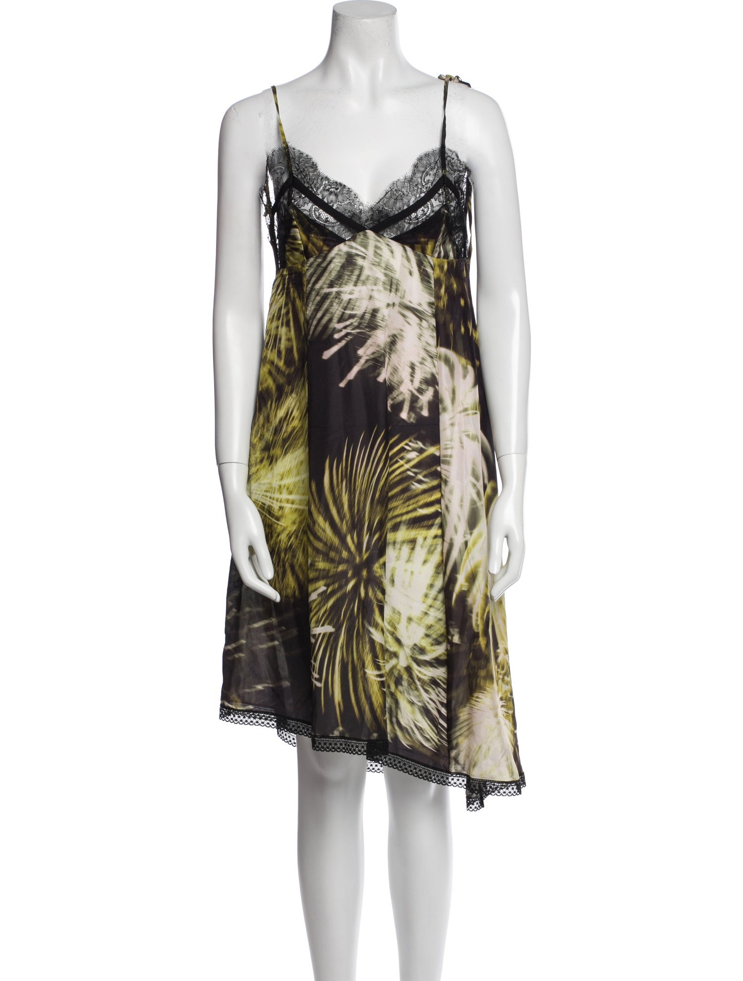 Dries Van Noten Silk Printed Nightgown