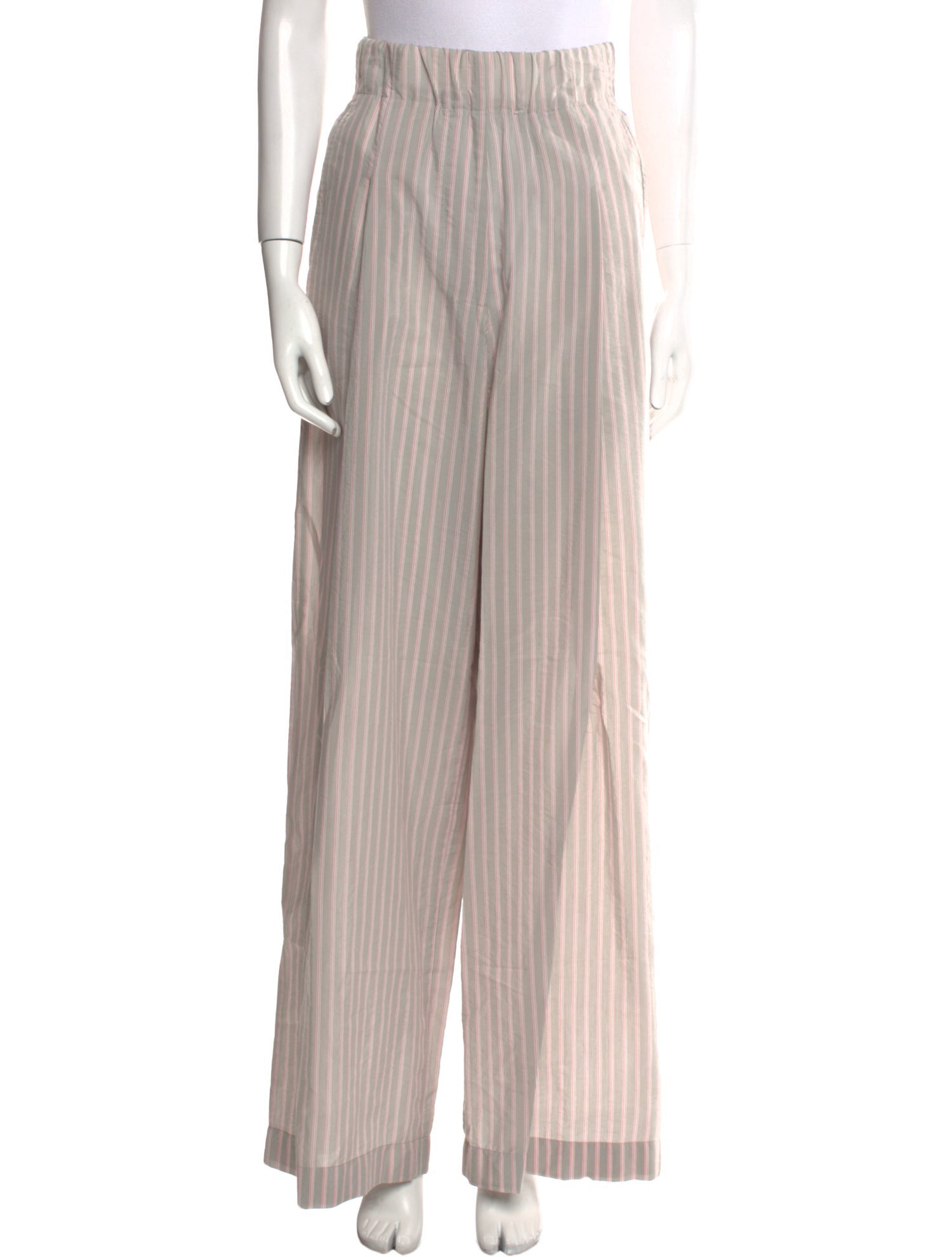 Dries Van Noten Striped Wide Leg Pants