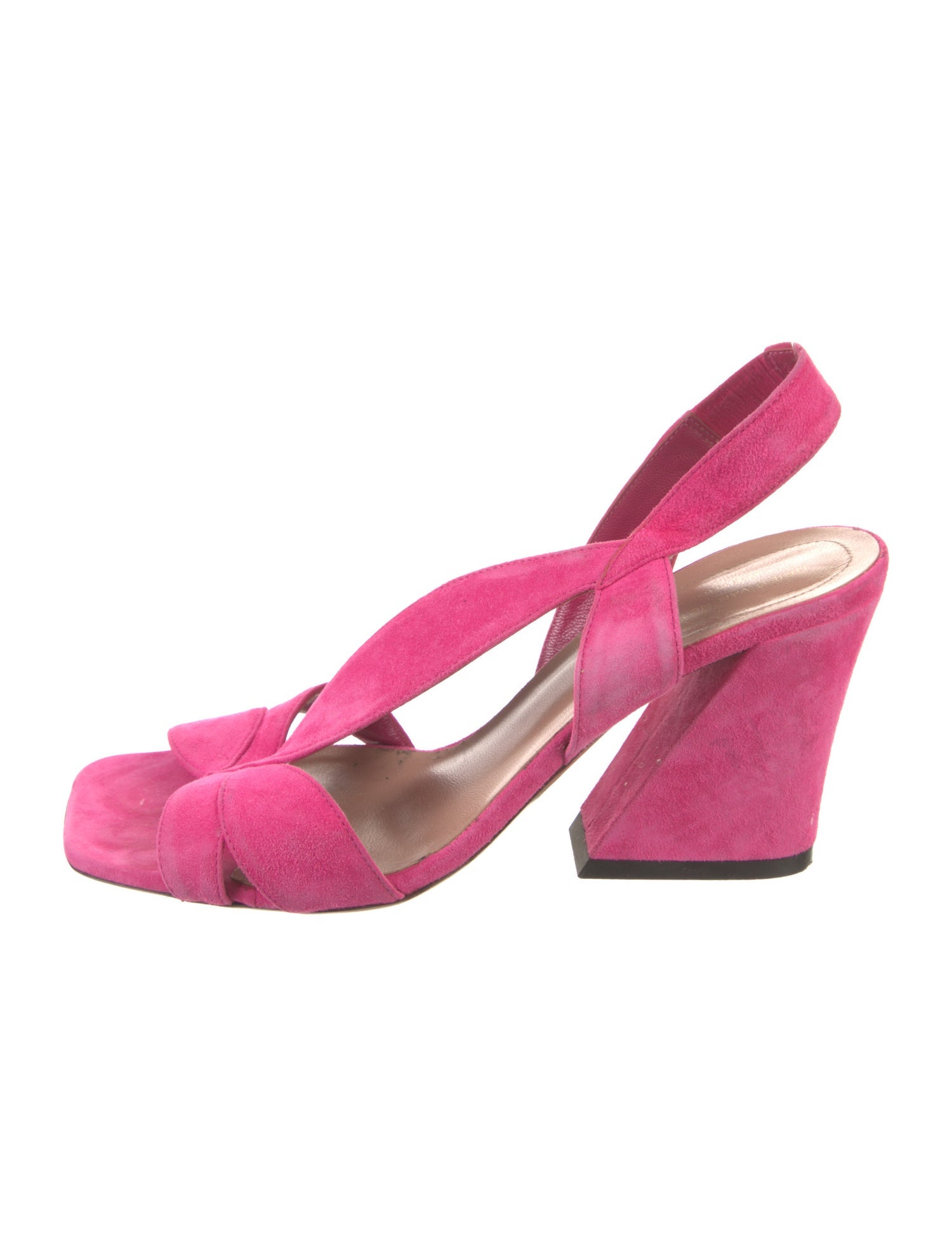 Dries Van Noten Suede Slingback Sandals
