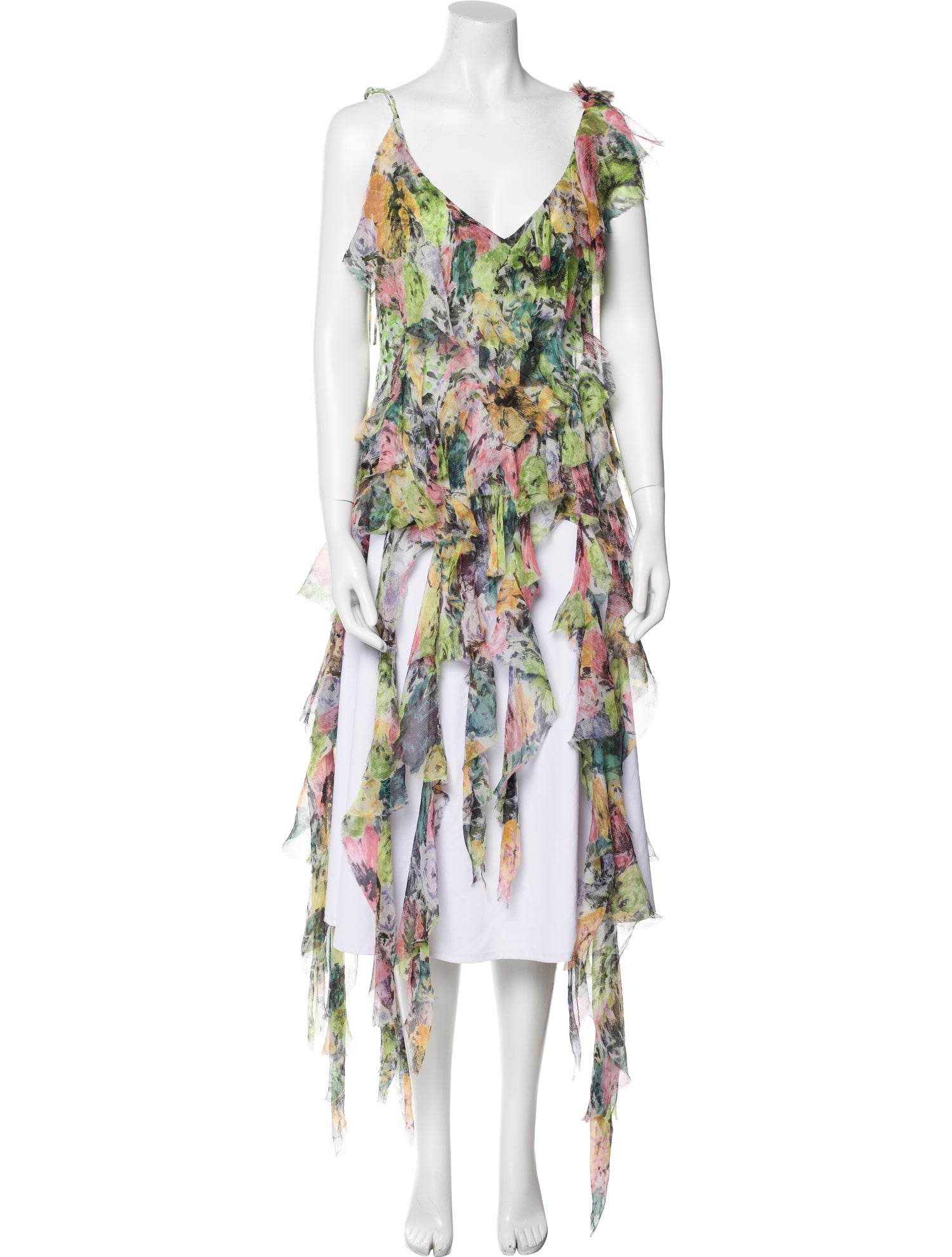 Dries Van Noten Silk Floral Print Tunic w/ Tags
