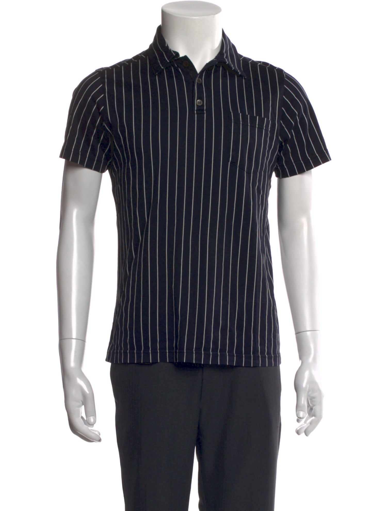 Dries Van Noten Striped Short Sleeve Shirt