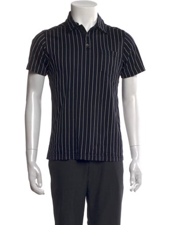 Dries Van Noten Striped Short Sleeve Shirt