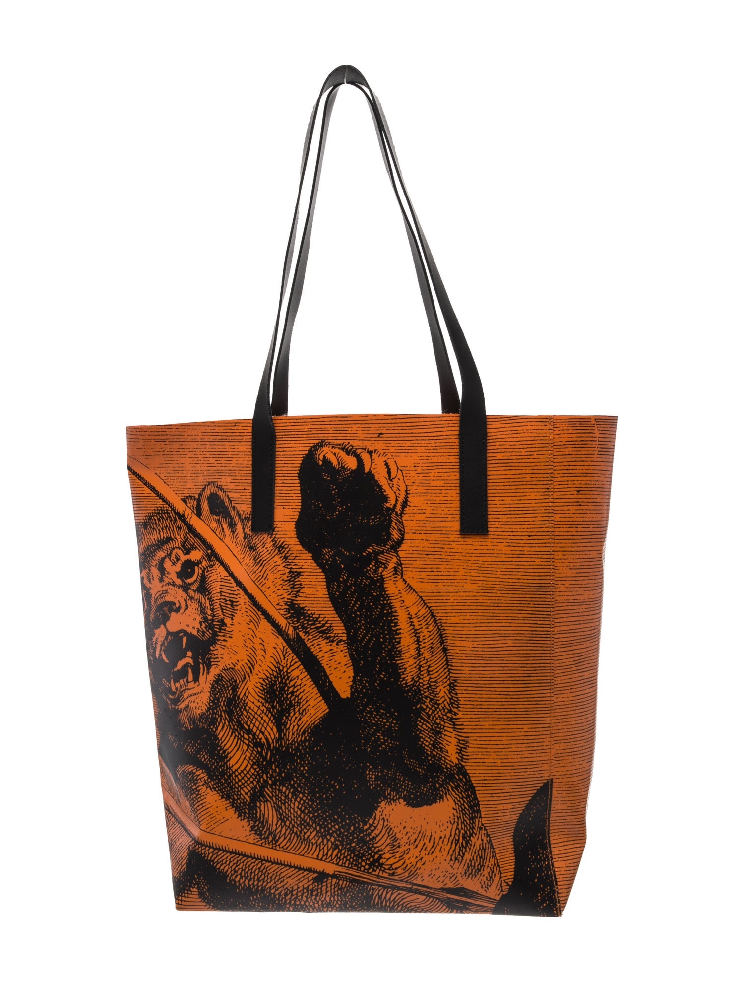 Dries Van Noten Leather Bucket Bag