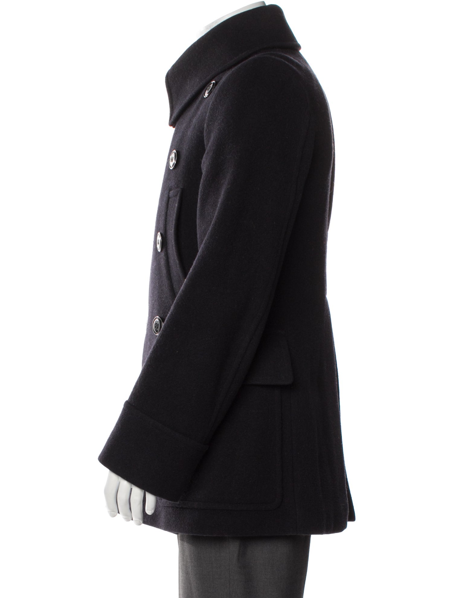 Dries Van Noten Wool Peacoat