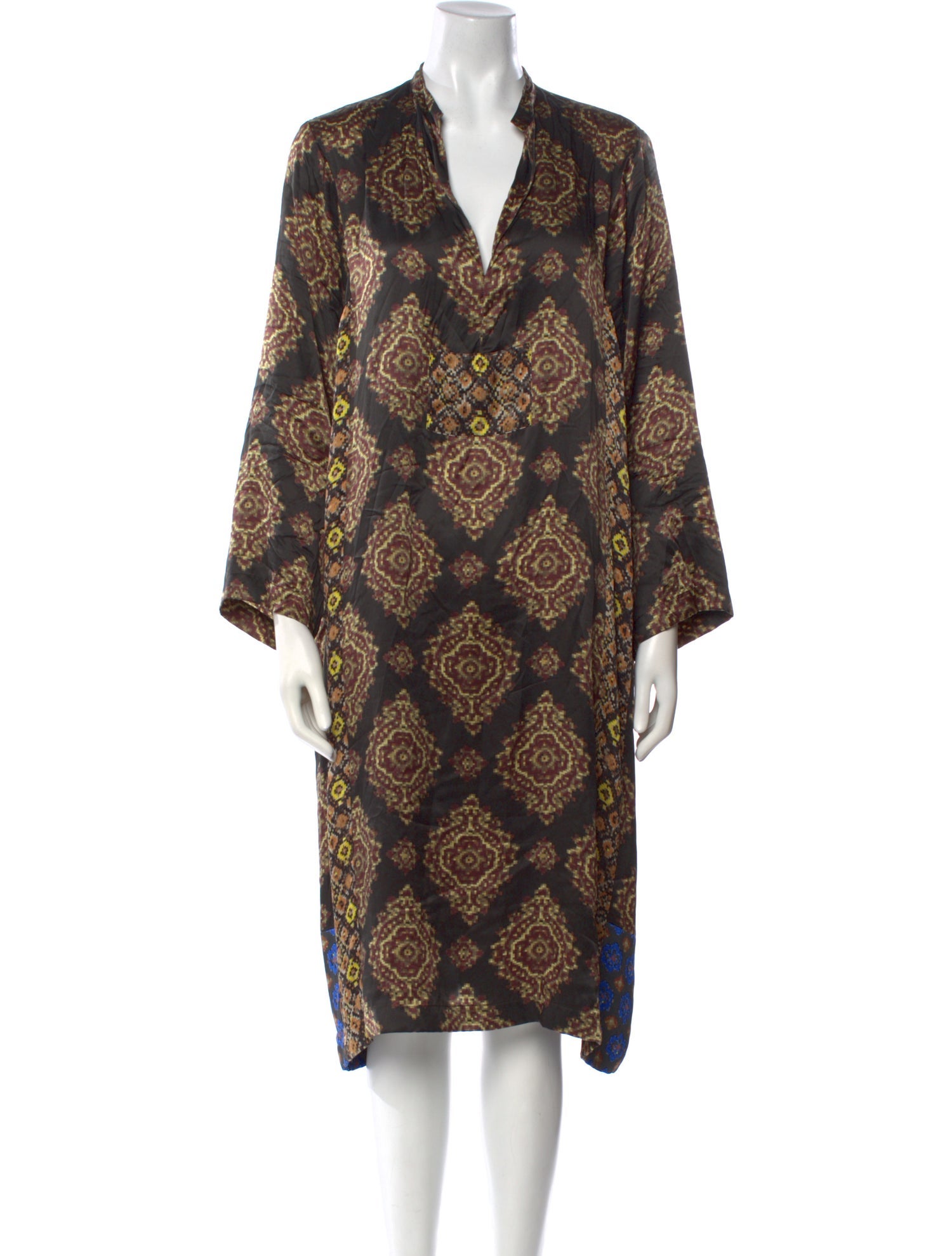 Dries Van Noten Silk Midi Length Dress