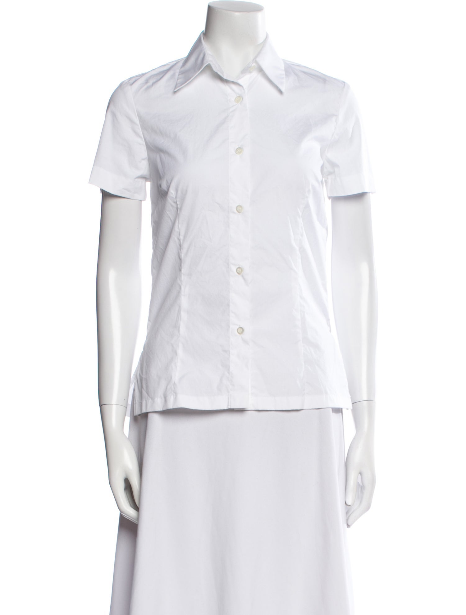 Dries Van Noten Short Sleeve Button-Up Top