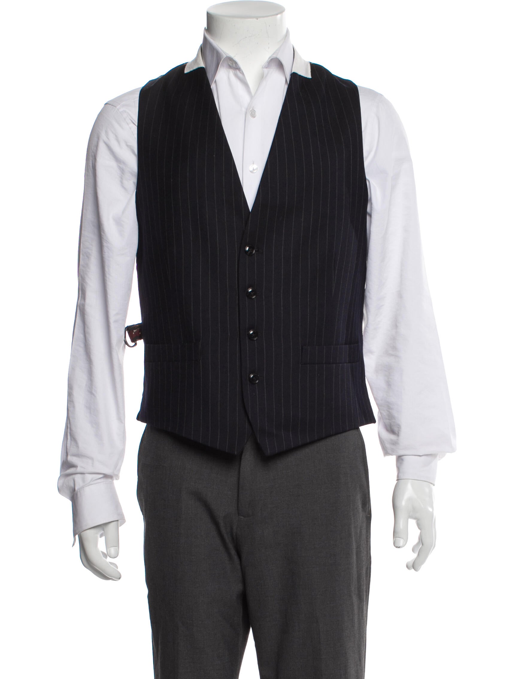 Dries Van Noten Wool Striped Vest