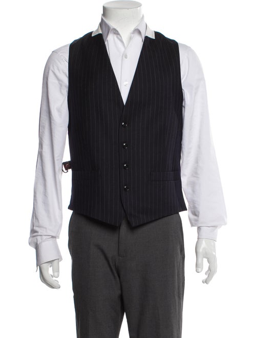 Dries Van Noten Wool Striped Vest