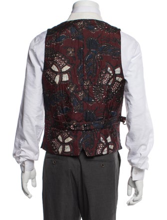 Dries Van Noten Wool Striped Vest