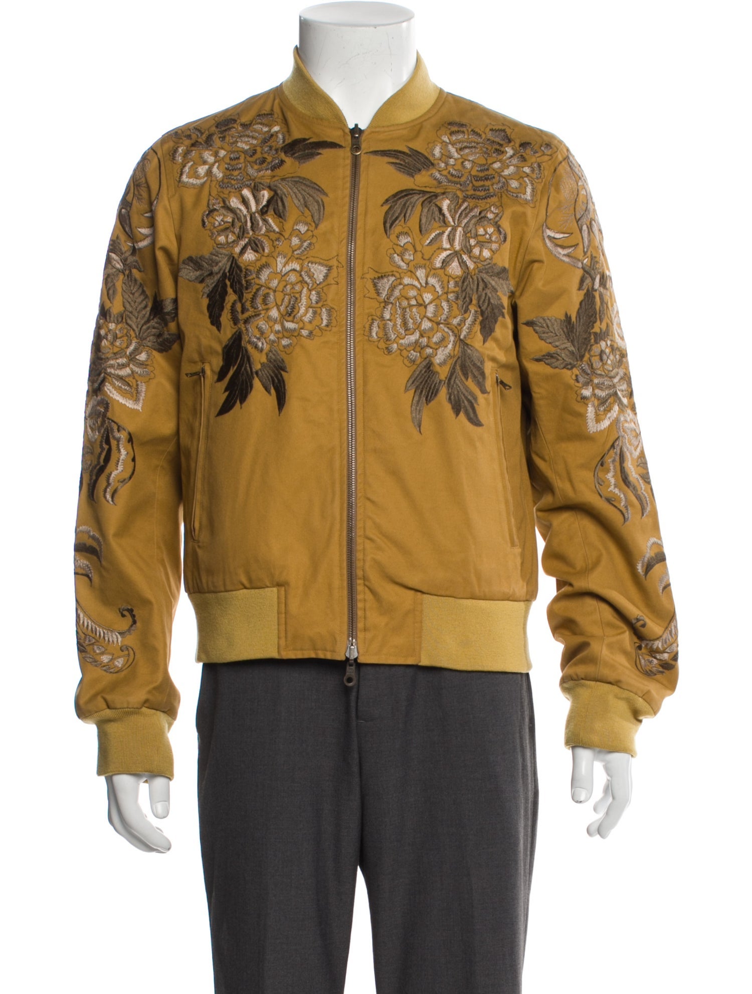 Dries Van Noten Graphic Print Bomber Jacket