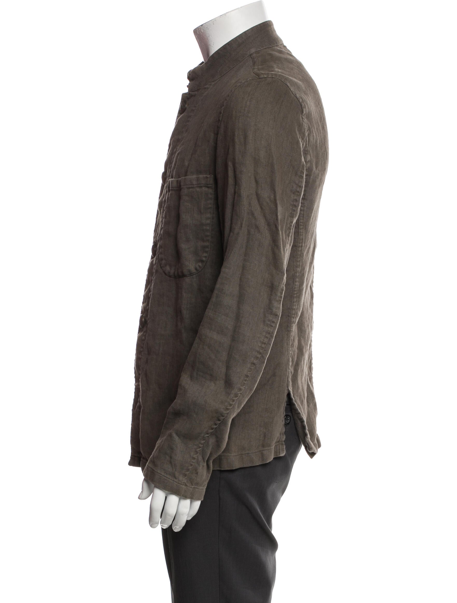 Dries Van Noten Linen Utility Jacket