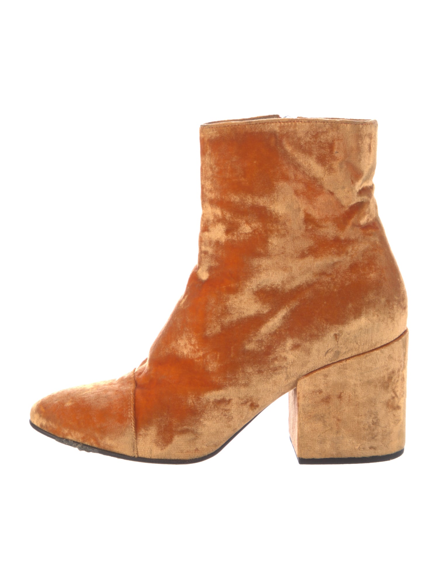 Dries Van Noten Velvet Boots