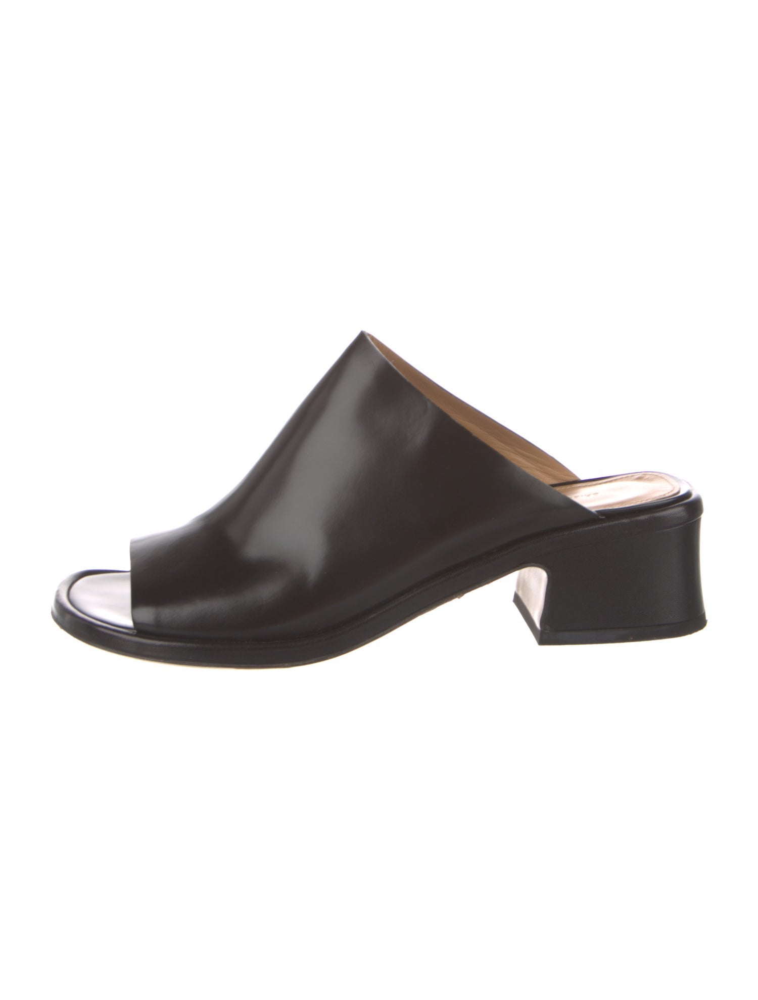 Dries Van Noten Leather Slides