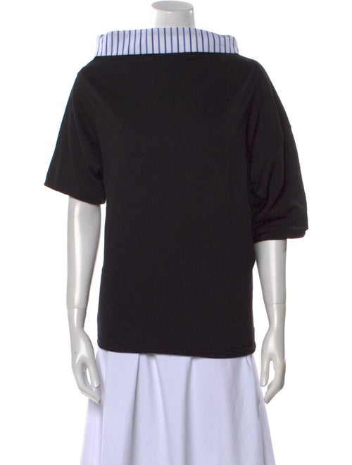 Dries Van Noten Bateau Neckline Short Sleeve Top w/ Tags