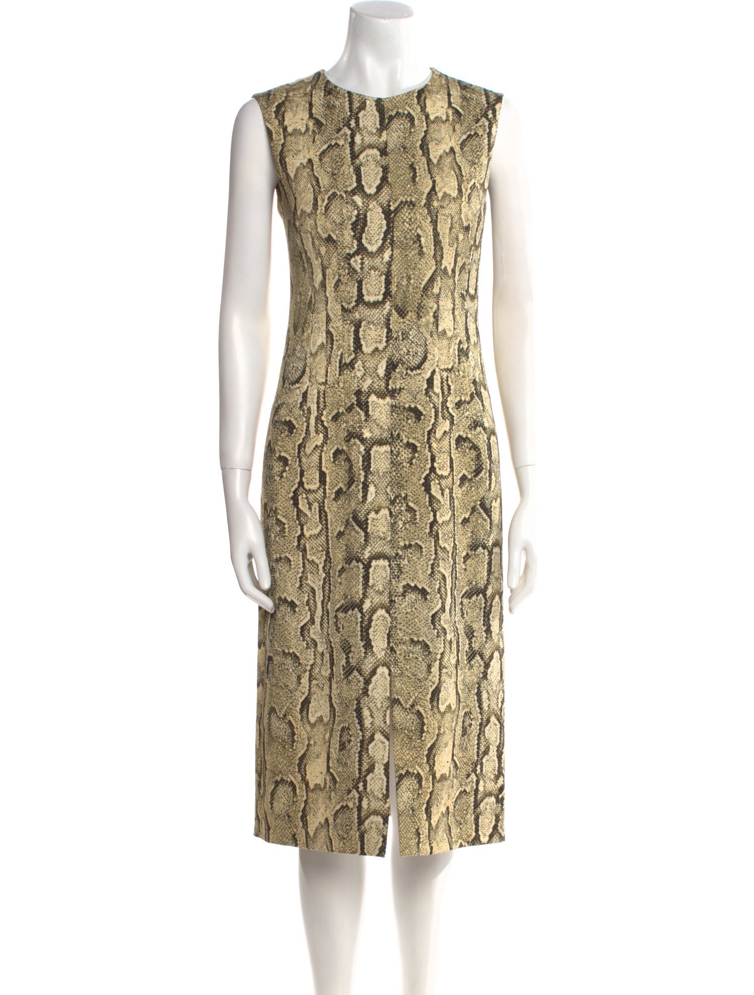Dries Van Noten Animal Print Midi Length Dress w/ Tags