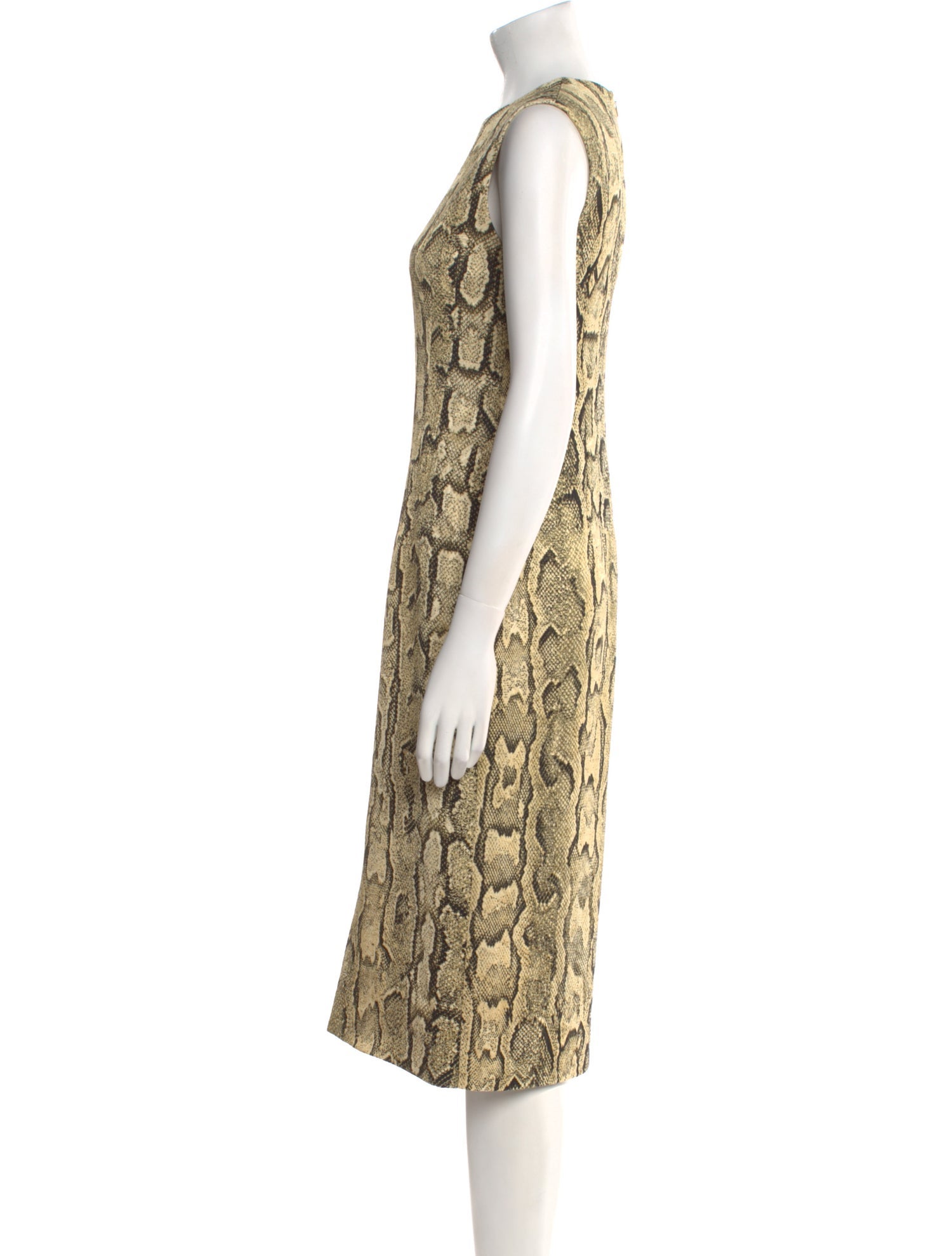 Dries Van Noten Animal Print Midi Length Dress w/ Tags