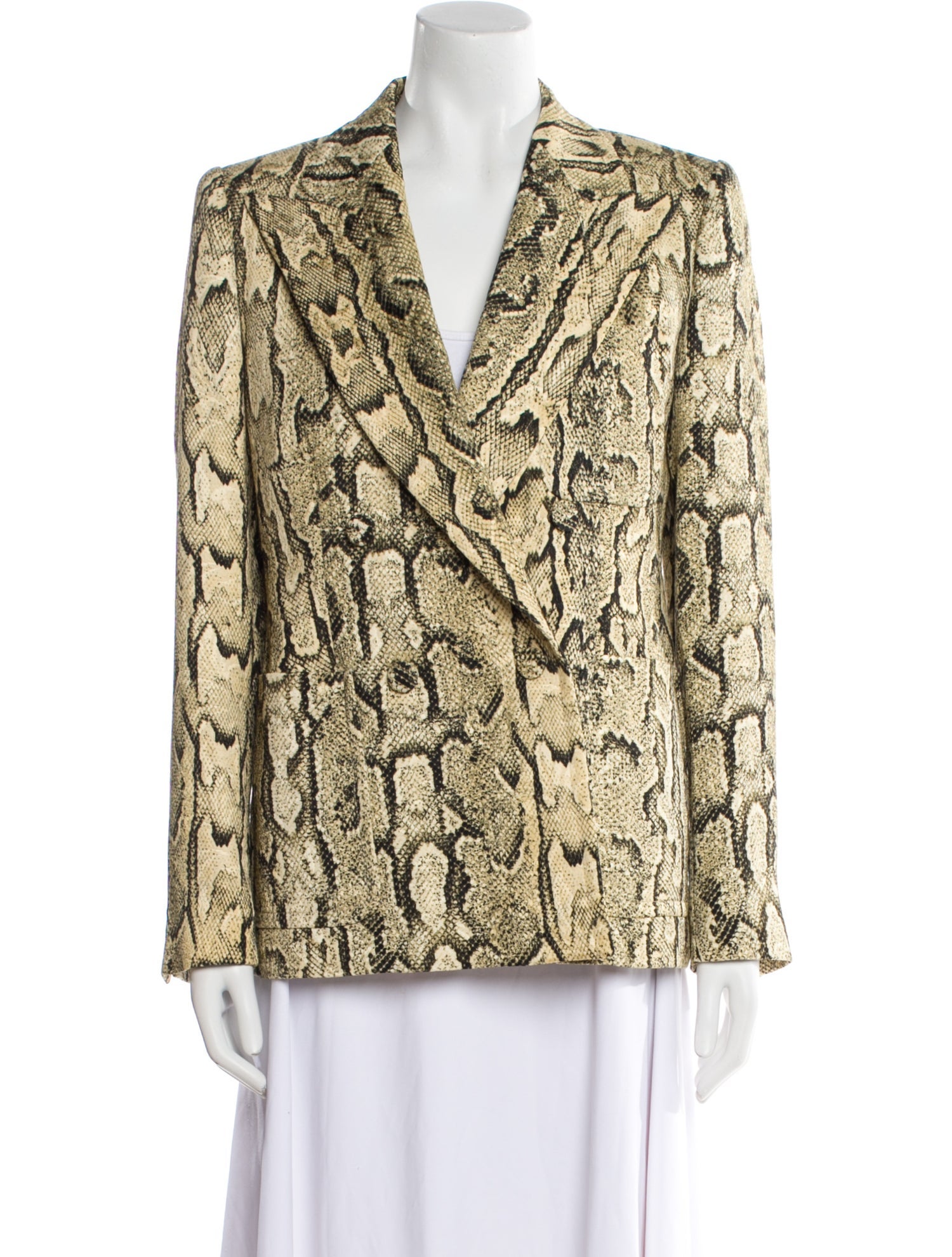 Dries Van Noten Animal Print Blazer