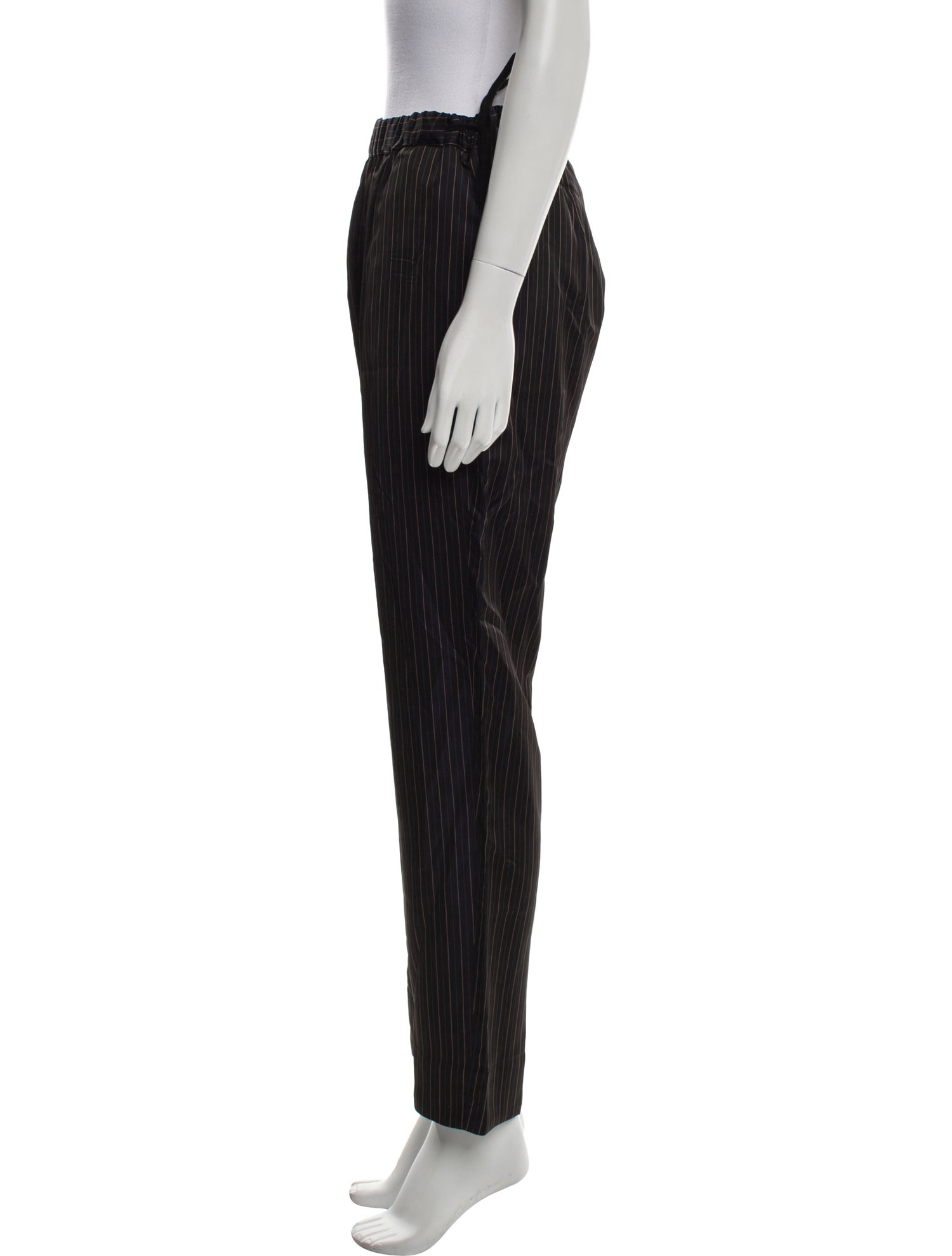 Dries Van Noten Striped Straight Leg Pants